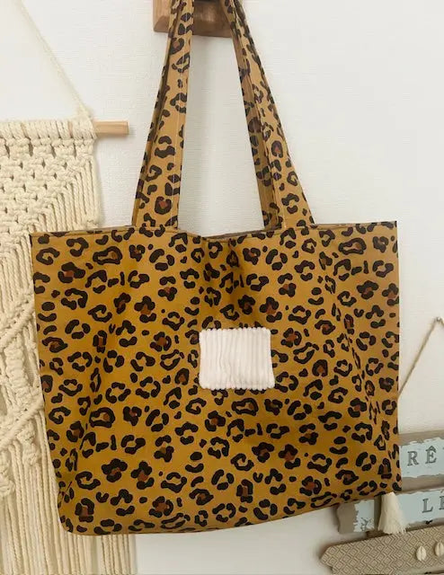 Tote bag léopard