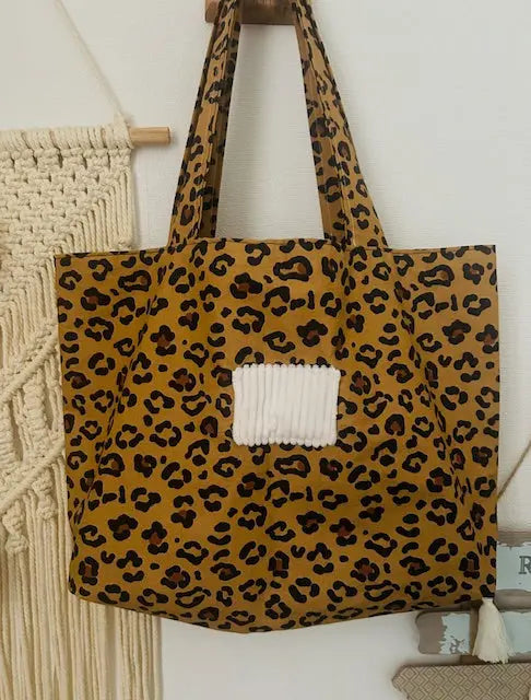Tote bag léopard
