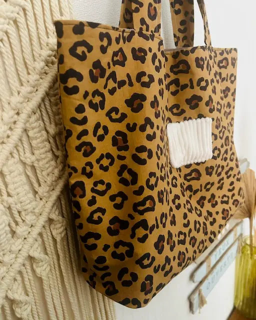 Tote bag léopard