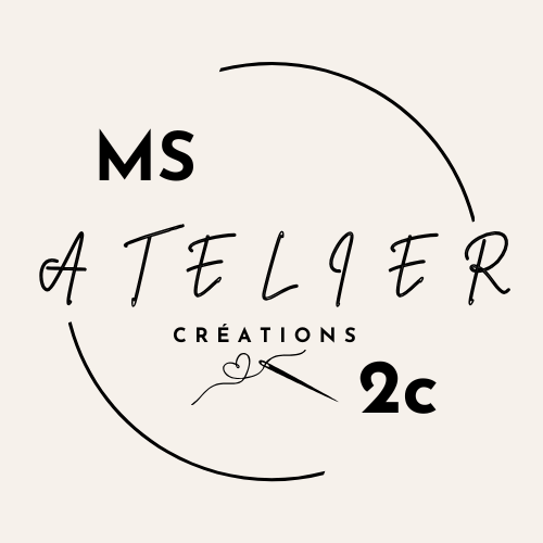 Logo MS Atelier 2C – MSAtelier2C -  Accessoires textiles faits main en France